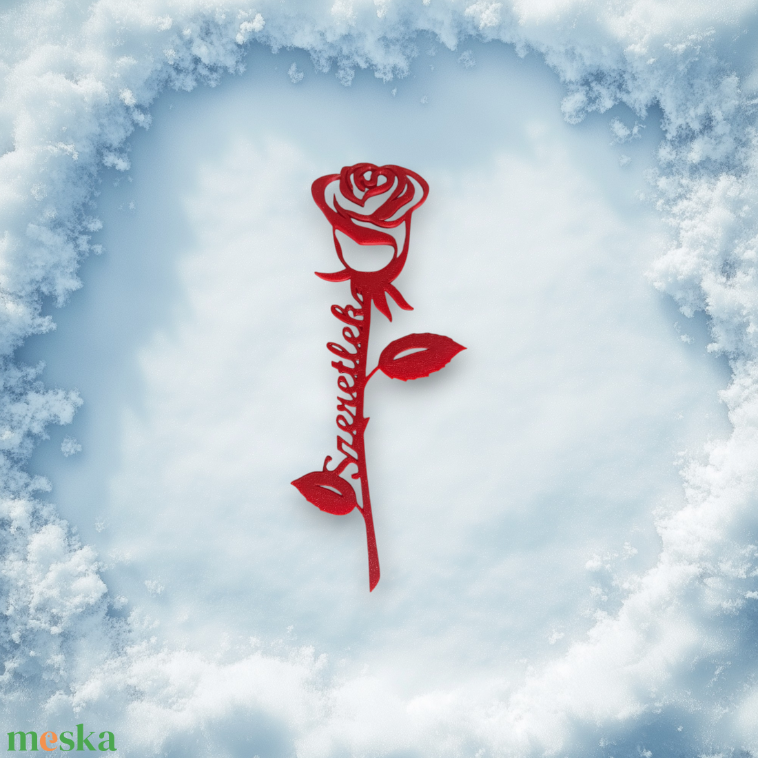 Rózsa � Kétféle típusban - otthon & életmód - virágdekoráció - virágdíszek - lézervágott virágdíszek - Meska.hu