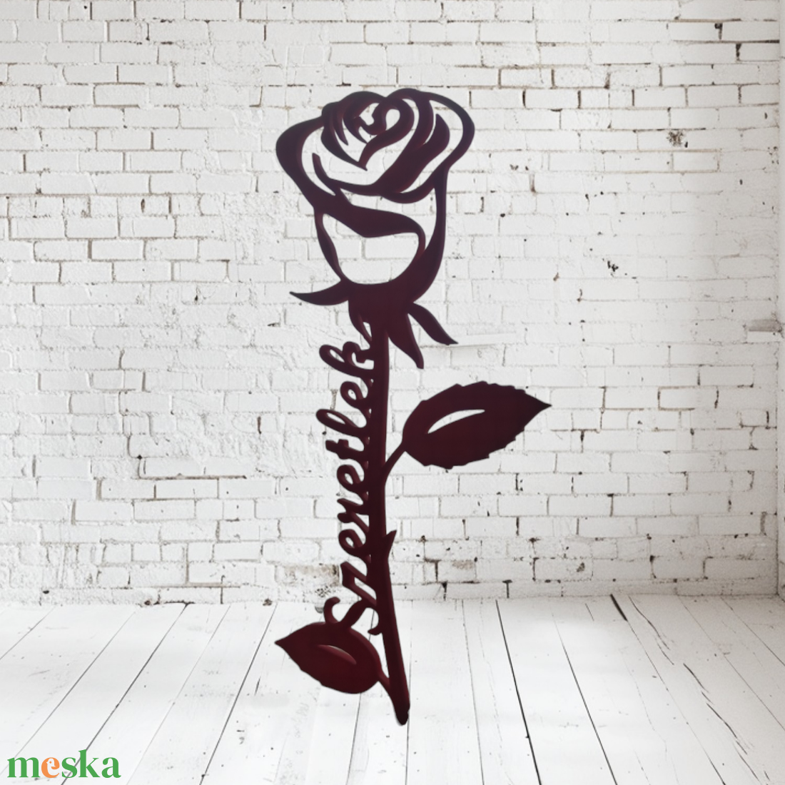 Rózsa � Kétféle típusban - otthon & életmód - virágdekoráció - virágdíszek - lézervágott virágdíszek - Meska.hu