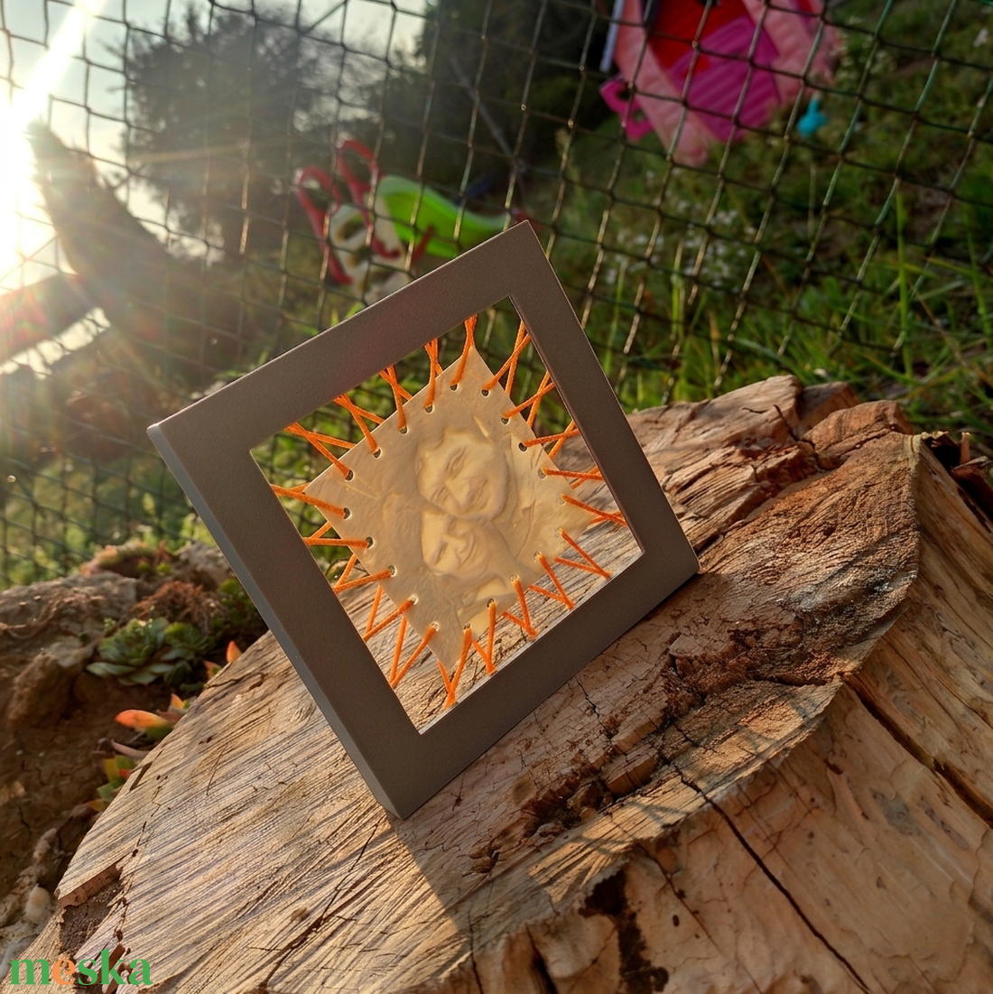 Képkeret fényre előtűnő saját fotóval - otthon & életmód - dekoráció - kép & falikép - 3d képek - Meska.hu