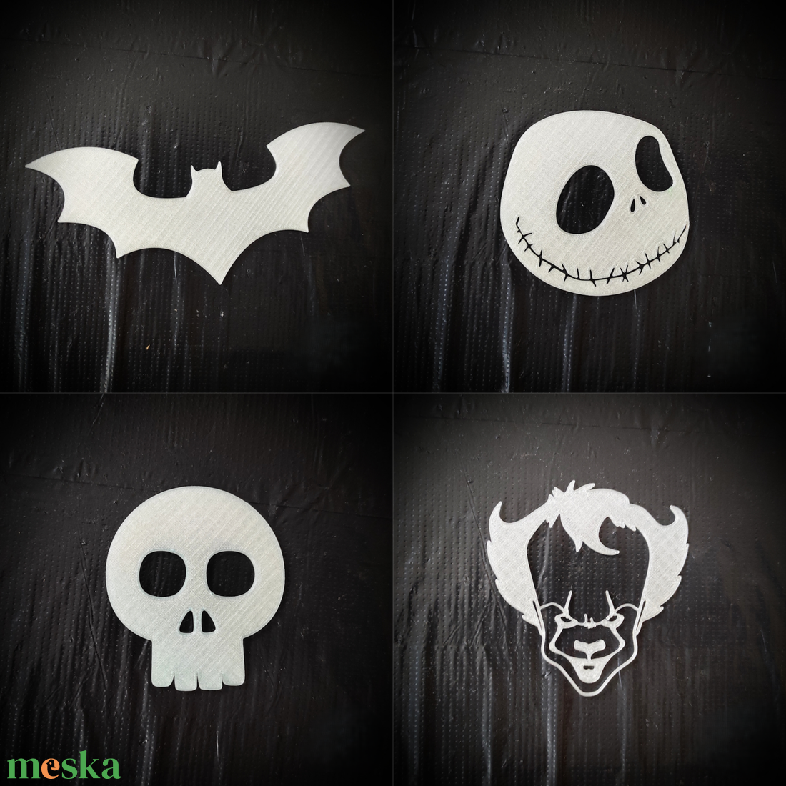 Sötétben világító figurák - Halloween témában - 1. - otthon & életmód - dekoráció - halloween - halloweeni dekoráció - Meska.hu