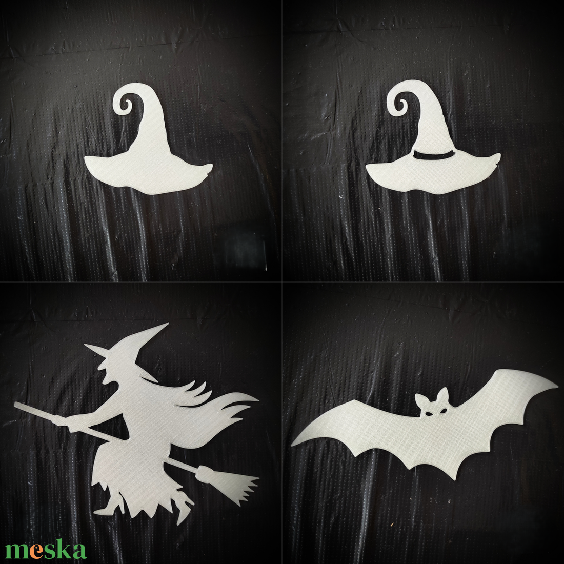 Sötétben világító figurák - Halloween témában - 1. - otthon & életmód - dekoráció - halloween - halloweeni dekoráció - Meska.hu