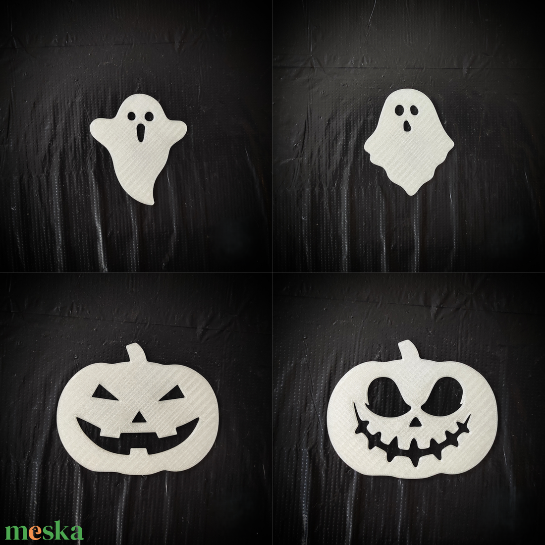 Sötétben világító figurák - Halloween témában - 2. - otthon & életmód - dekoráció - halloween - halloweeni dekoráció - Meska.hu