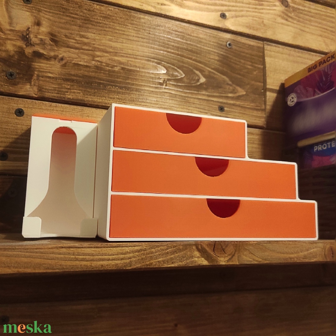 Betét- és tampon tartó fiókos szekrény - szépségápolás - intim higiénia - egészségügyi tartó - Meska.hu