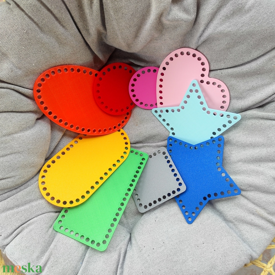 Horgolható alapok - többféle változatban - diy (csináld magad) - szabásminta, útmutató - horgolási minta - Meska.hu