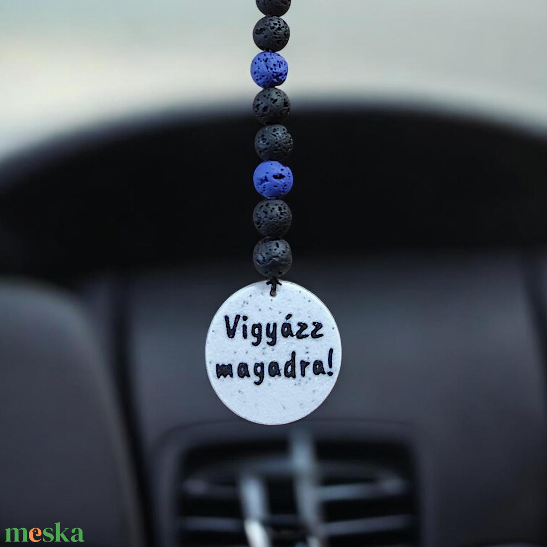 Lávakő autóillatosító személyes bilétával � többféle színből - otthon & életmód - autó - autós illatosító - Meska.hu
