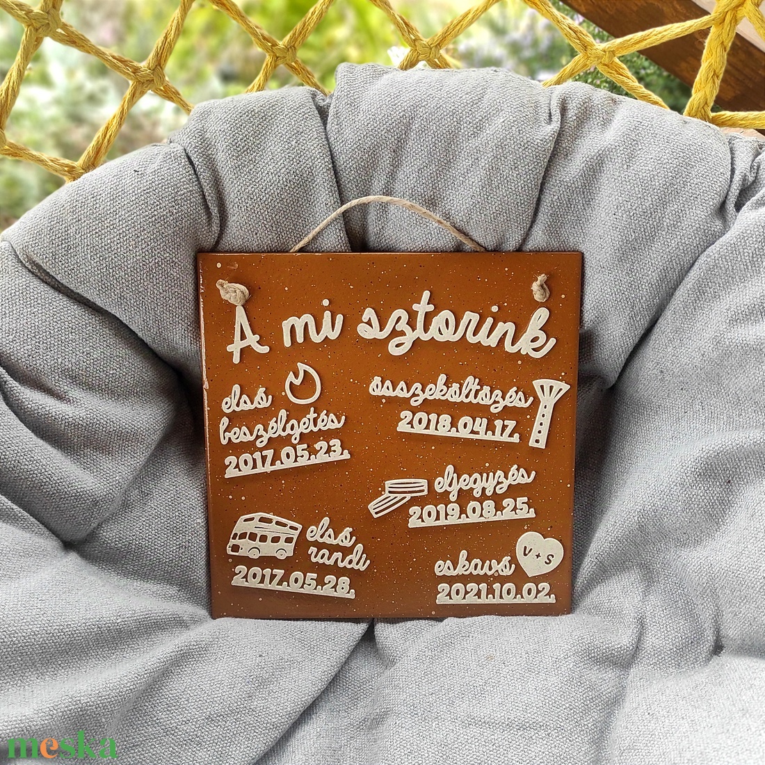 Szerelemsztori � Ez a Ti történetetek - otthon & életmód - dekoráció - kép & falikép - táblakép - Meska.hu