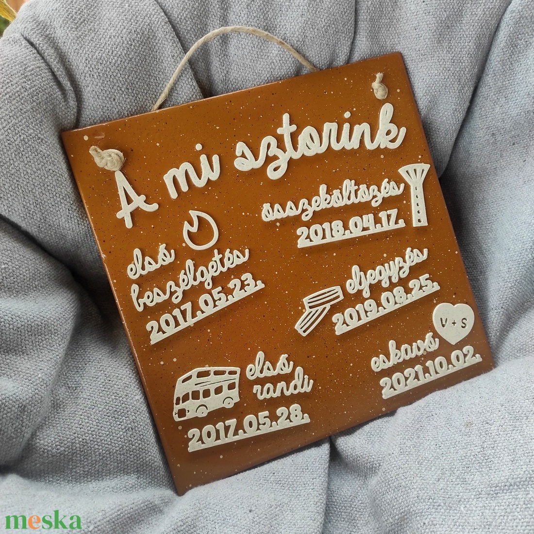 Szerelemsztori � Ez a Ti történetetek - otthon & életmód - dekoráció - kép & falikép - táblakép - Meska.hu