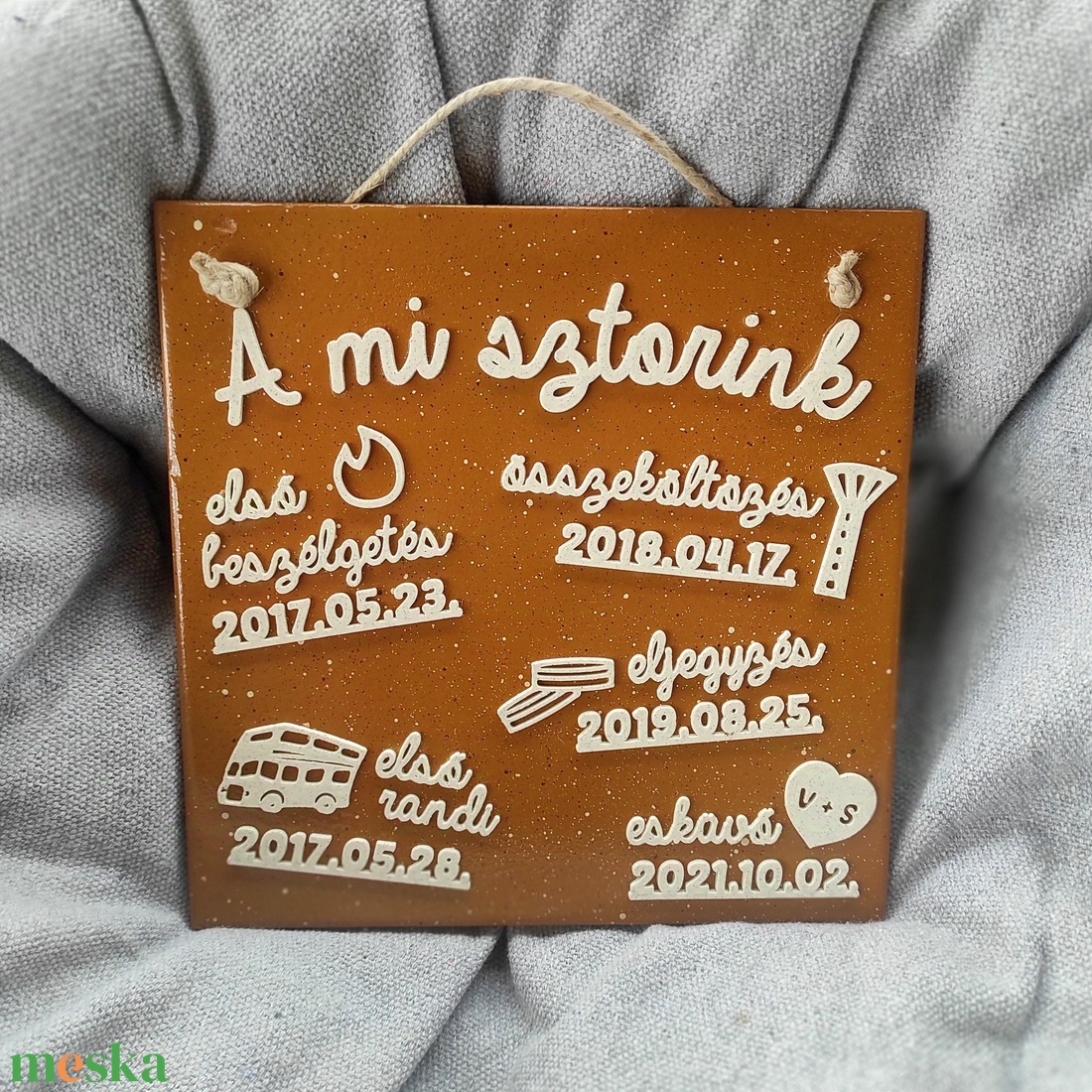 Szerelemsztori � Ez a Ti történetetek - otthon & életmód - dekoráció - kép & falikép - táblakép - Meska.hu