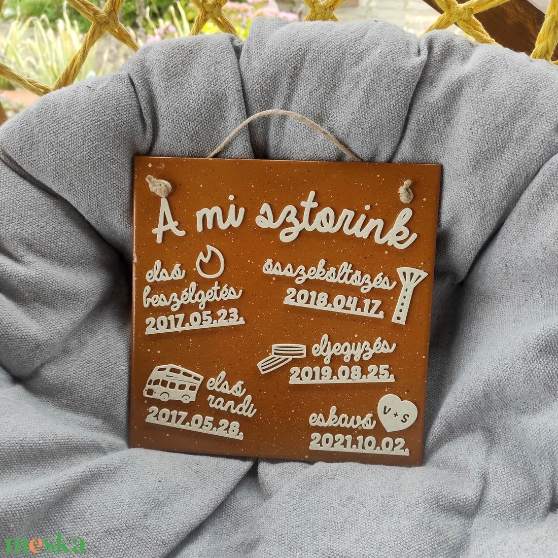 Szerelemsztori � Ez a Ti történetetek - otthon & életmód - dekoráció - kép & falikép - táblakép - Meska.hu