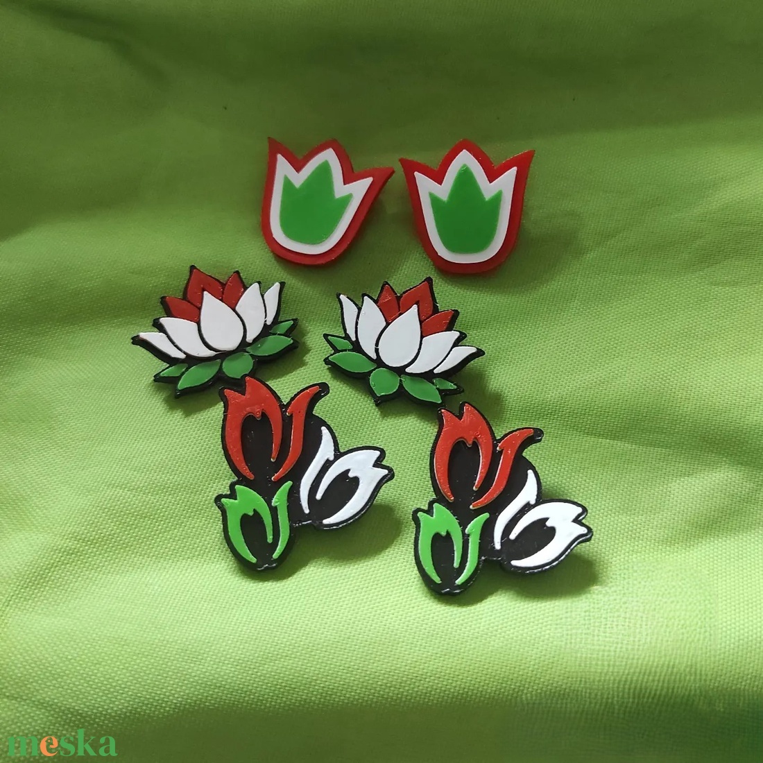 Kokárda - Többféle változatban - ékszer - kitűző és bross - Meska.hu