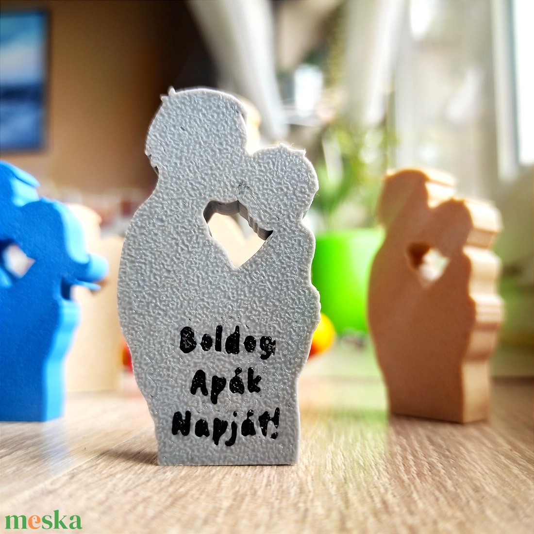 Apa szeret mini szobor - otthon & életmód - dekoráció - dekoratív figurák és szobrok - Meska.hu