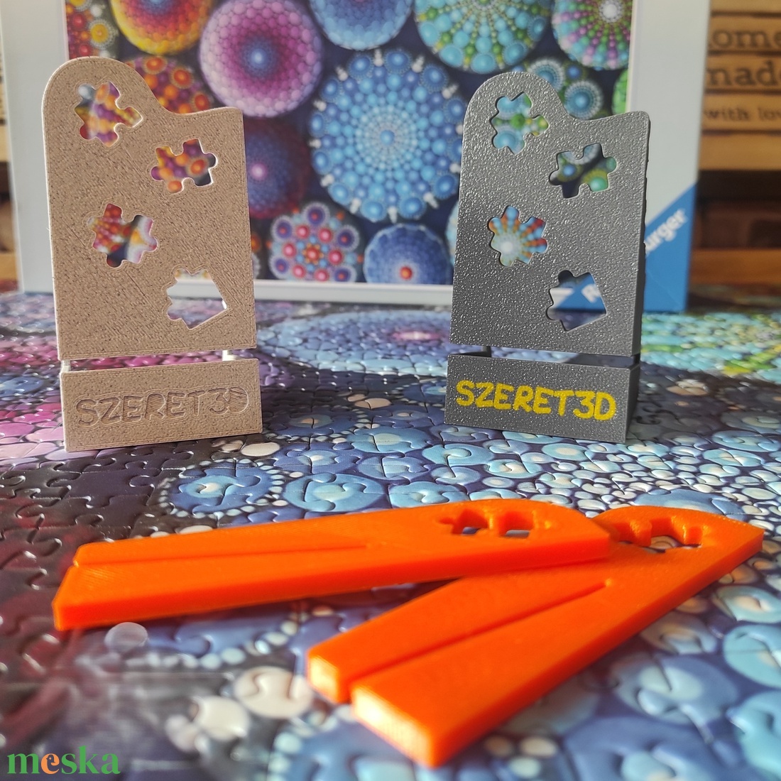 Puzzle doboztető támasz - 3 változatban - játék & sport - puzzle - puzzle doboz - Meska.hu