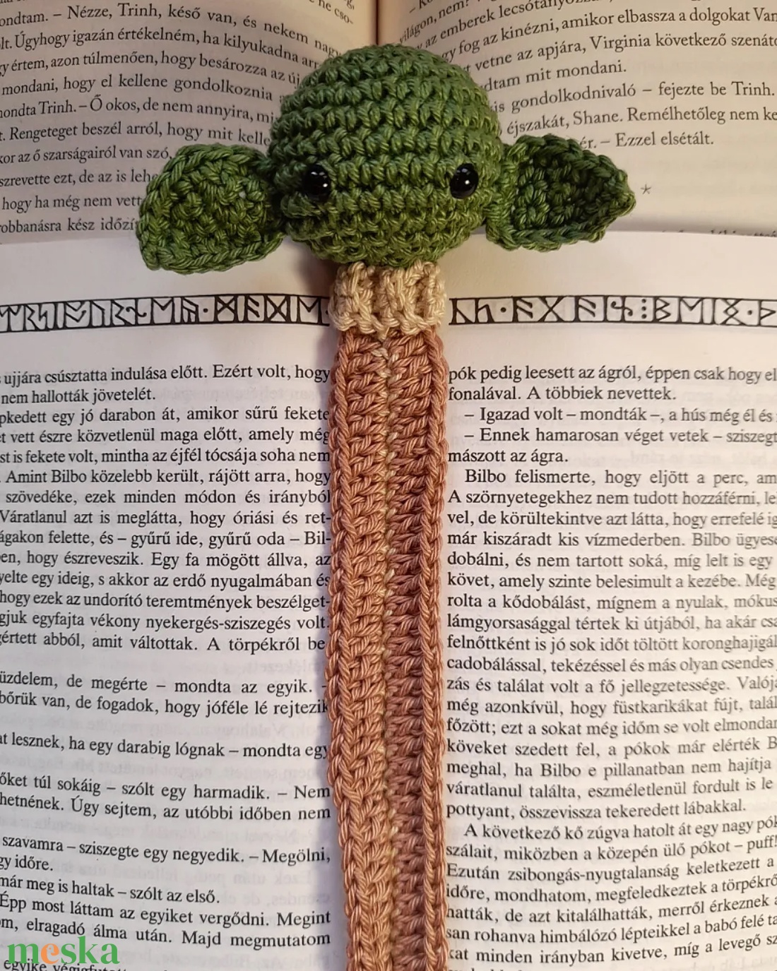 Horgolt yoda könyvjelző - könyv & zene - könyvjelző - Meska.hu Horgolt yoda könyvjelző - könyv & zene - könyvjelző - Meska.hu