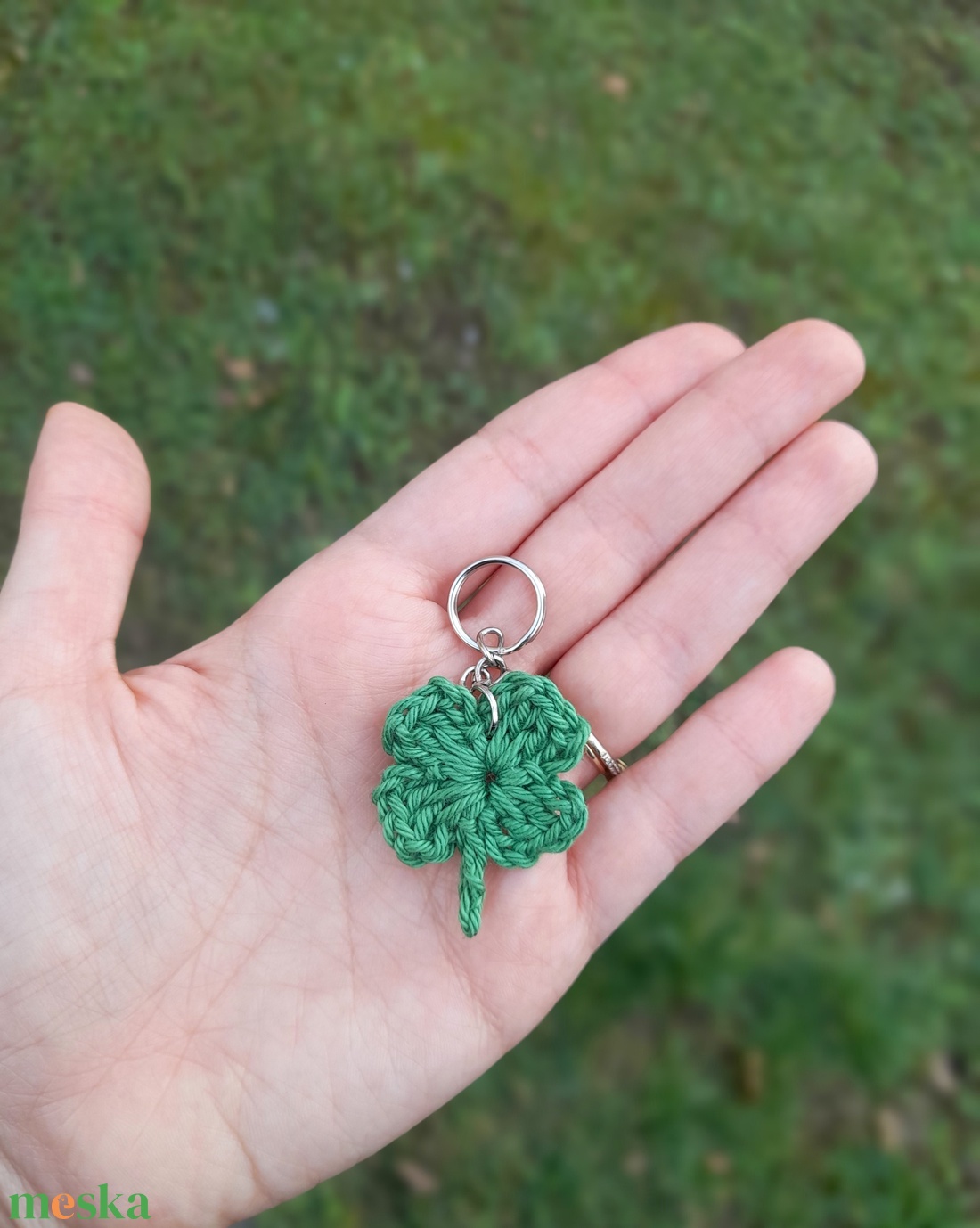 Horgolt lóhere kulcstartó (mini) - táska & tok - kulcstartó & táskadísz - kulcstartó - Meska.hu Horgolt lóhere kulcstartó (mini) - táska & tok - kulcstartó & táskadísz - kulcstartó - Meska.hu