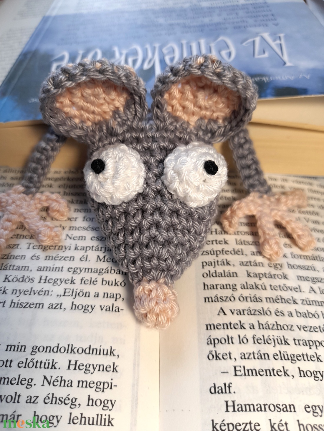 Horgolt patkány könyvjelző - könyv & zene - könyvjelző - Meska.hu Horgolt patkány könyvjelző - könyv & zene - könyvjelző - Meska.hu