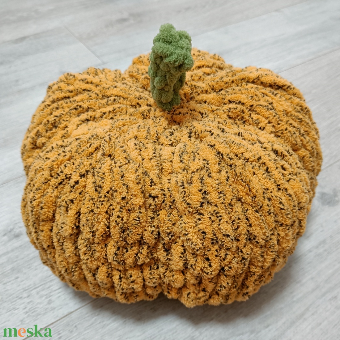 Horgolt óriás tök  - otthon & életmód - dekoráció - halloween - halloweeni dekoráció - Meska.hu