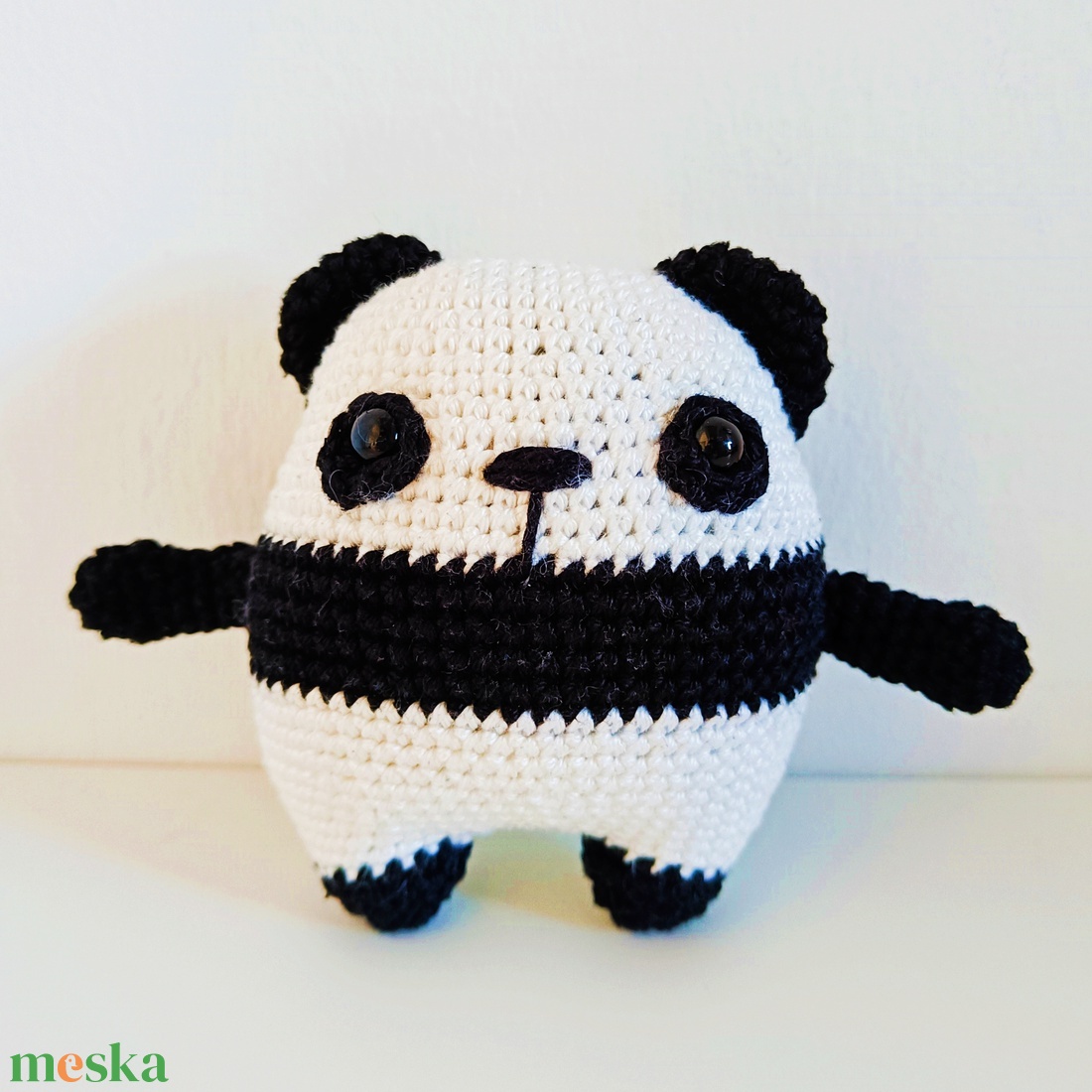 Horgolt panda - játék & sport - plüssállat & játékfigura - más figura - Meska.hu Horgolt panda - játék & sport - plüssállat & játékfigura - más figura - Meska.hu