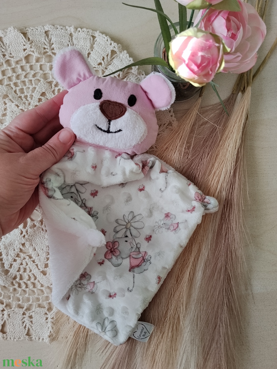 Szundimaci /lány/ - baba - mama - baba játékok - szundikendő, alvóka - Meska.hu