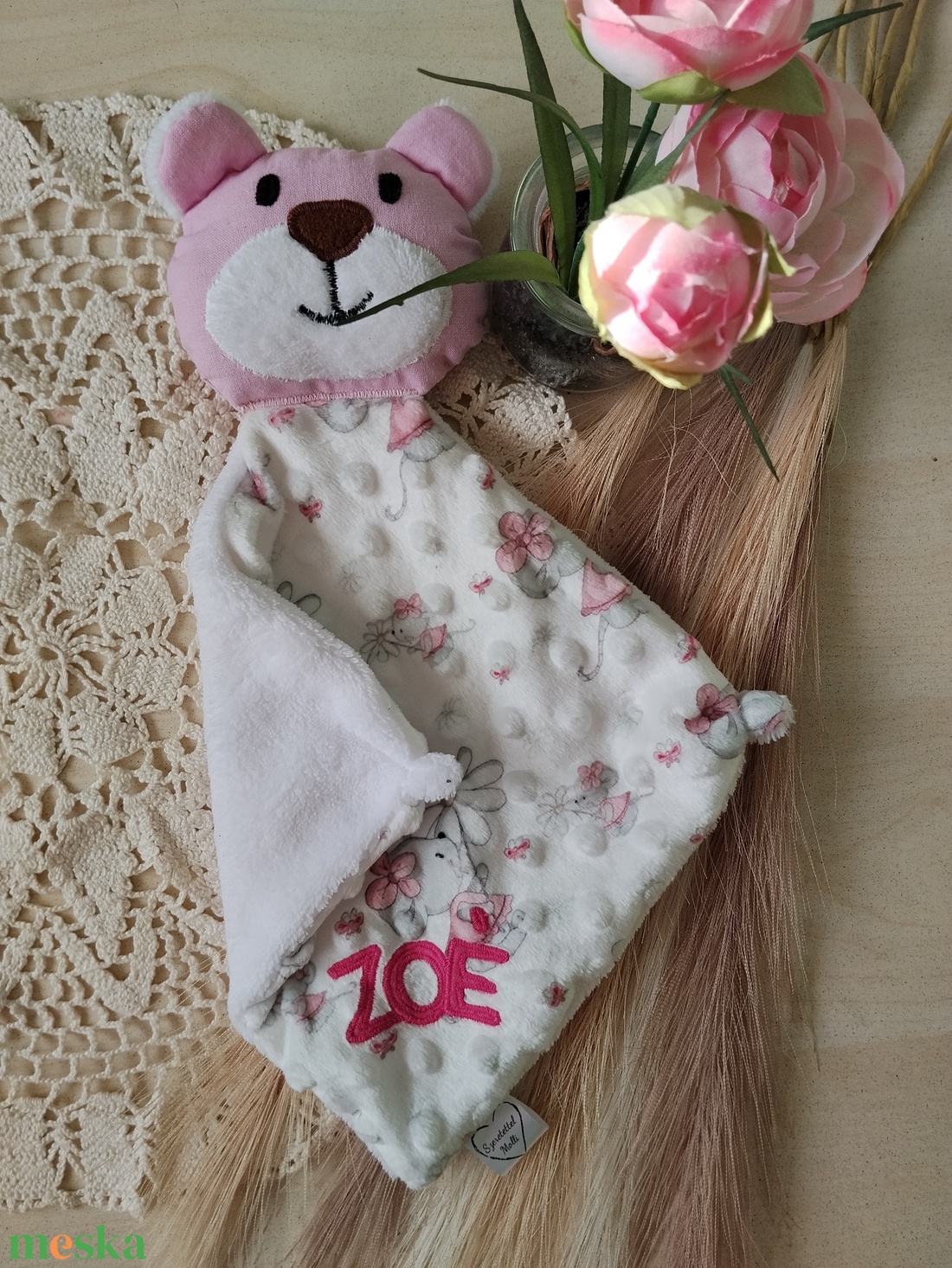 Szundimaci ZOÉ - baba - mama - baba játékok - szundikendő, alvóka - Meska.hu