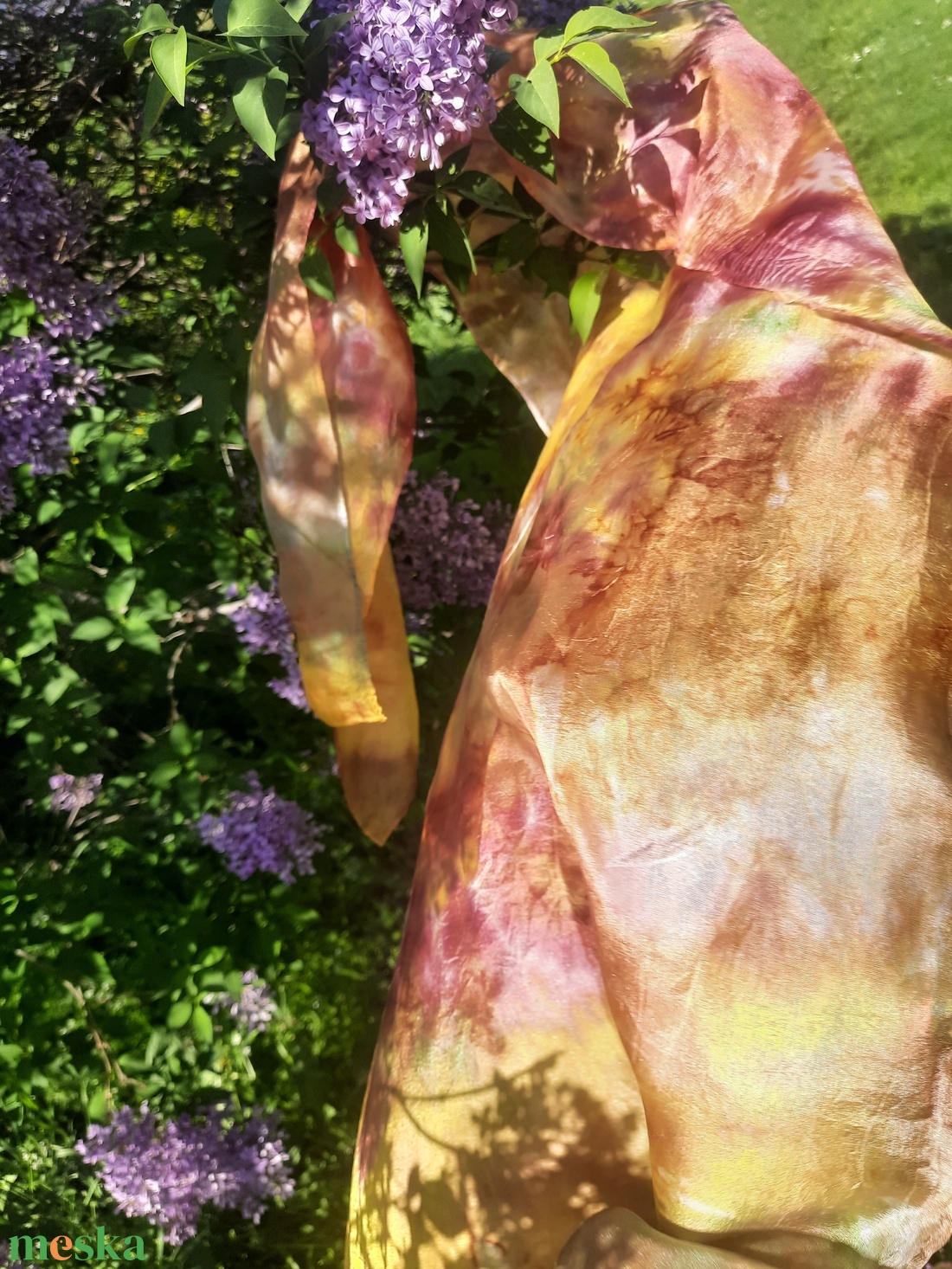 Avar elegancia - selyem sál - ruha & divat - sál, sapka, kendő - kendő - Meska.hu