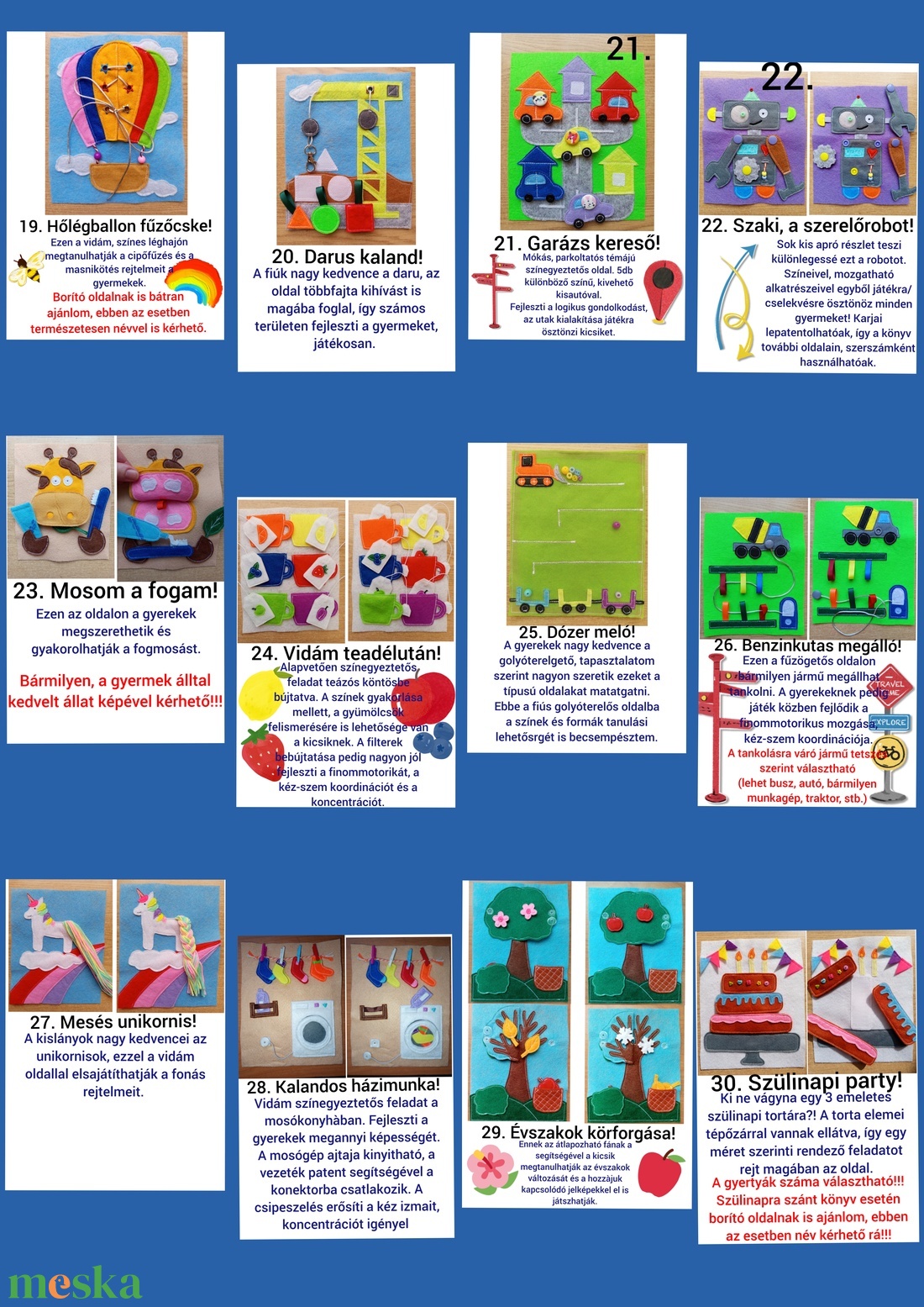 7 oldalas csendeskönyv! Állítsd össze te magad! Személyre szabott matatókönyv, a gyermeked érdeklődésének megfelelően. - játék & sport - textilkönyv & babakönyv - Meska.hu 7 oldalas csendeskönyv! Állítsd össze te magad! Személyre szabott matatókönyv, a gyermeked érdeklődésének megfelelően. - játék & sport - textilkönyv & babakönyv - Meska.hu
