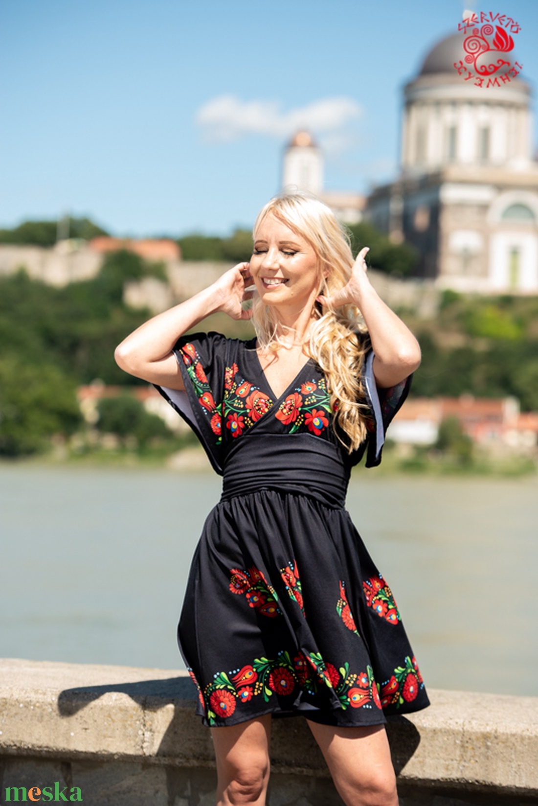 Panka ruha Szervető-matyó mintával - fekete - ruha & divat - női ruha - ruha - Meska.hu Panka ruha Szervető-matyó mintával - fekete - ruha & divat - női ruha - ruha - Meska.hu