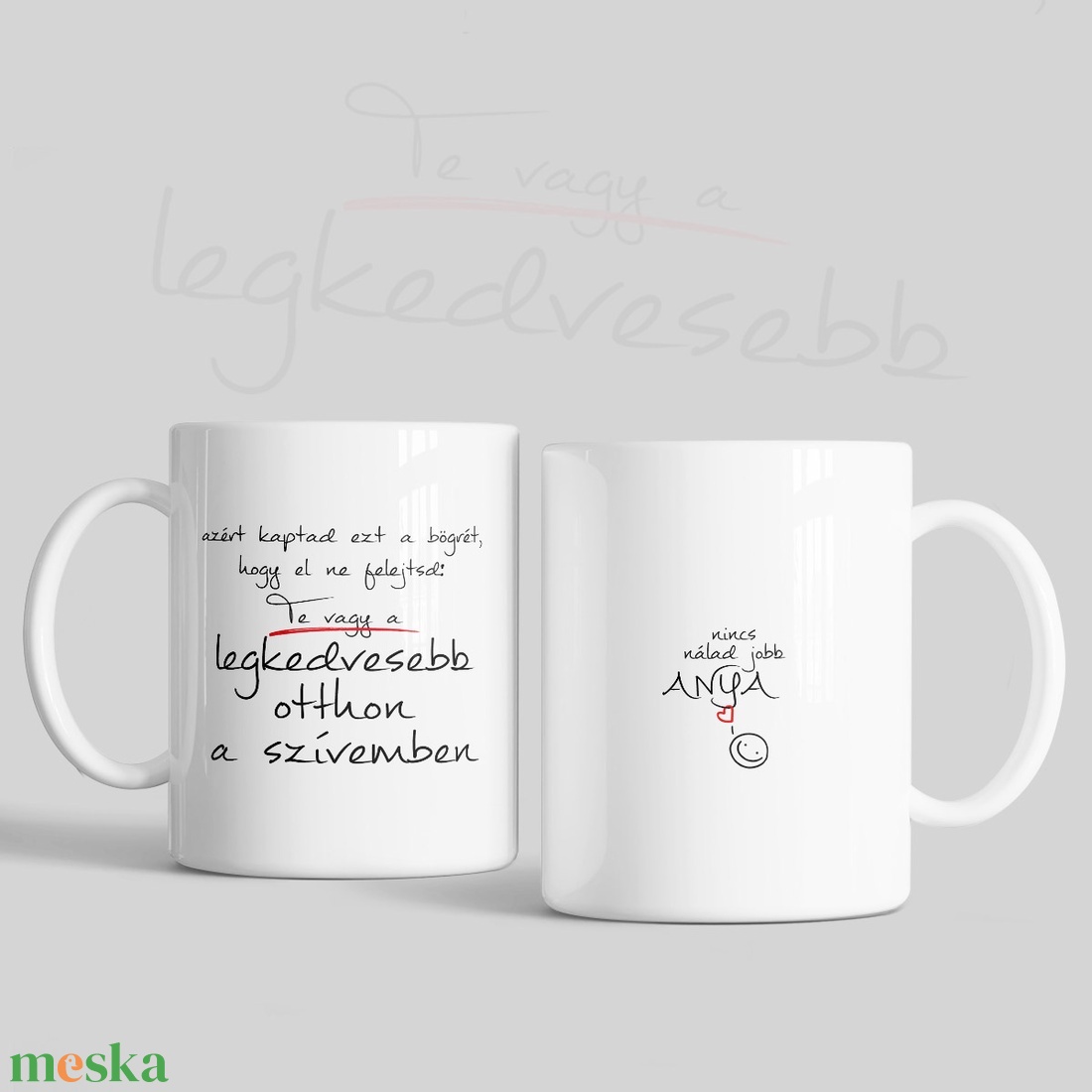 Kedves szerethető anyukás bögre, ajándék anyának - otthon & életmód - konyhafelszerelés, tálalás - tálalás - bögre & csésze - Meska.hu