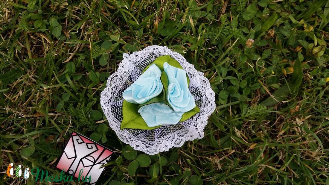 Esküvői rózsás kitűző - - Meska.hu Esküvői rózsás kitűző - - Meska.hu