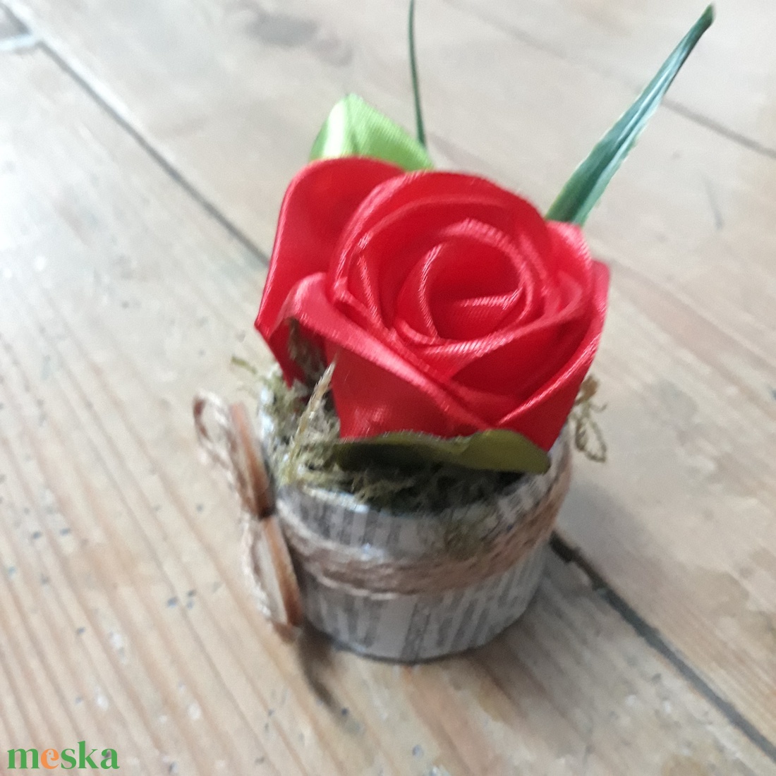 Mini rózsa box - otthon & életmód - dekoráció - asztal és polc dekoráció - asztaldísz - Meska.hu