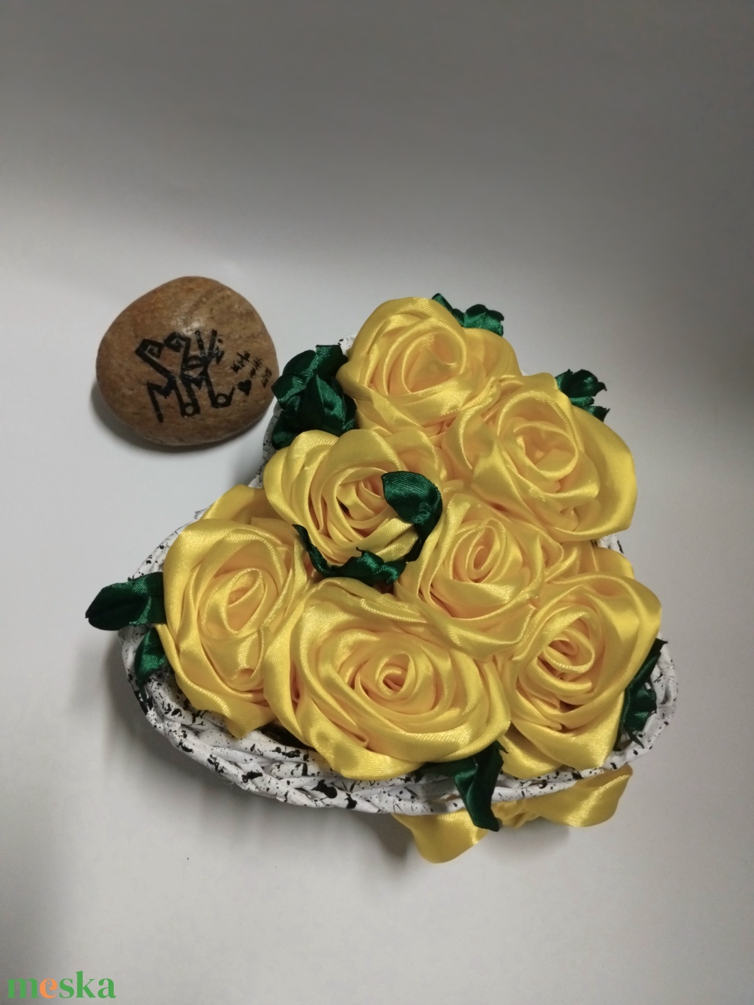 SzeviMaMa rózsabox (2.variáció) - otthon & életmód - dekoráció - asztal és polc dekoráció - asztaldísz - Meska.hu