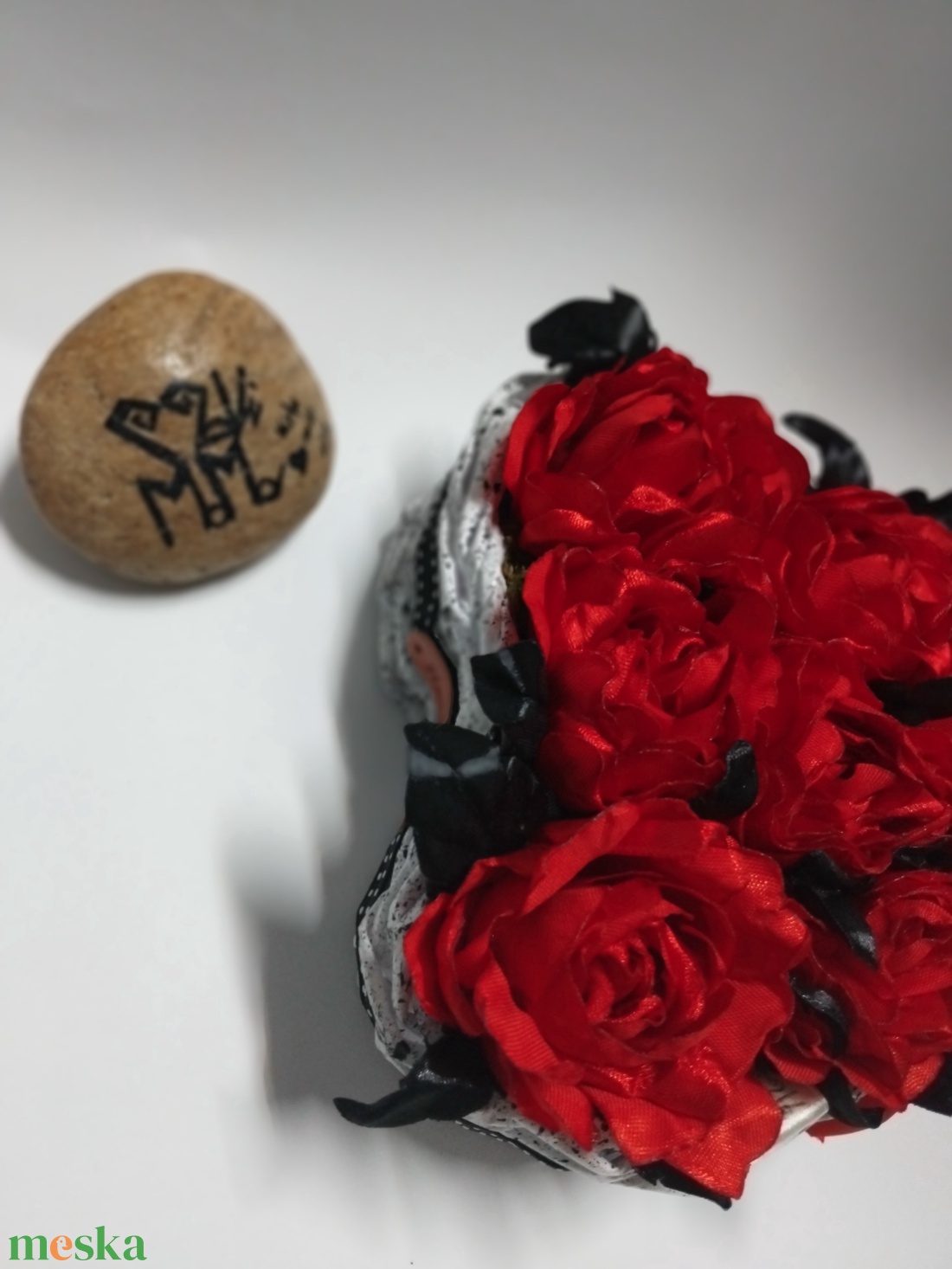 SzeviMaMa rózsabox (3.variáció) - otthon & életmód - dekoráció - asztal és polc dekoráció - asztaldísz - Meska.hu