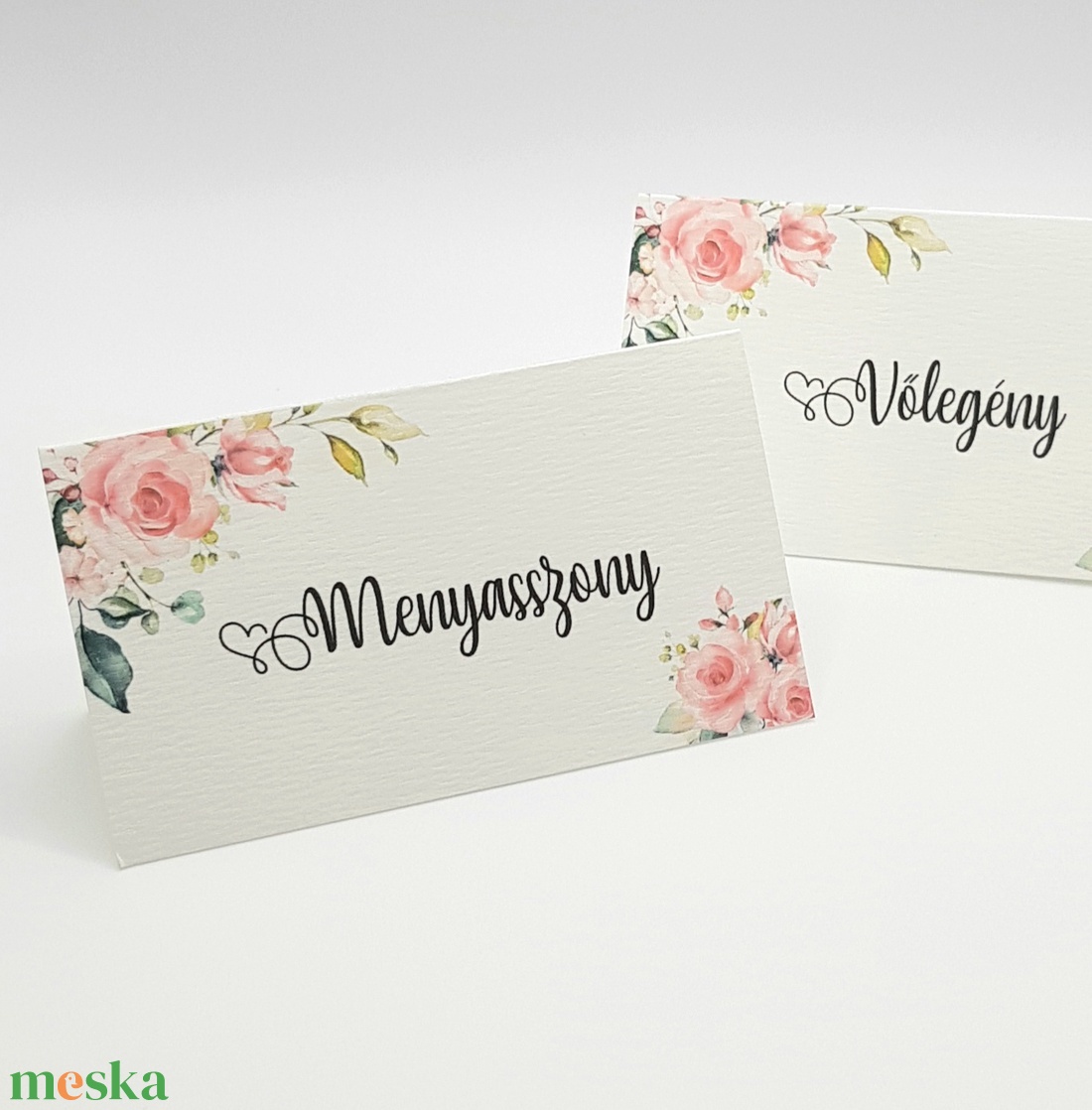 Rose Blossom ültetőkártya / rózsaszín virágos - esküvő - meghívó & kártya - ültetési rend - Meska.hu Rose Blossom ültetőkártya / rózsaszín virágos - esküvő - meghívó & kártya - ültetési rend - Meska.hu