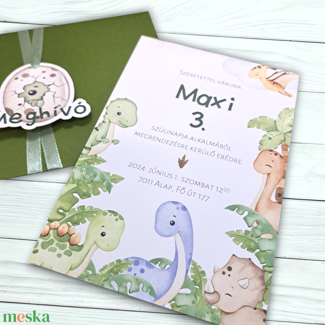 MAXI - DINO témájú születésnapi MEGHÍVÓ - otthon & életmód - papír, írószer - Meska.hu MAXI - DINO témájú születésnapi MEGHÍVÓ - otthon & életmód - papír, írószer - Meska.hu