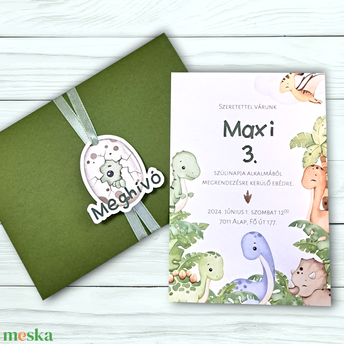 MAXI - DINO témájú születésnapi MEGHÍVÓ - otthon & életmód - papír, írószer - Meska.hu MAXI - DINO témájú születésnapi MEGHÍVÓ - otthon & életmód - papír, írószer - Meska.hu
