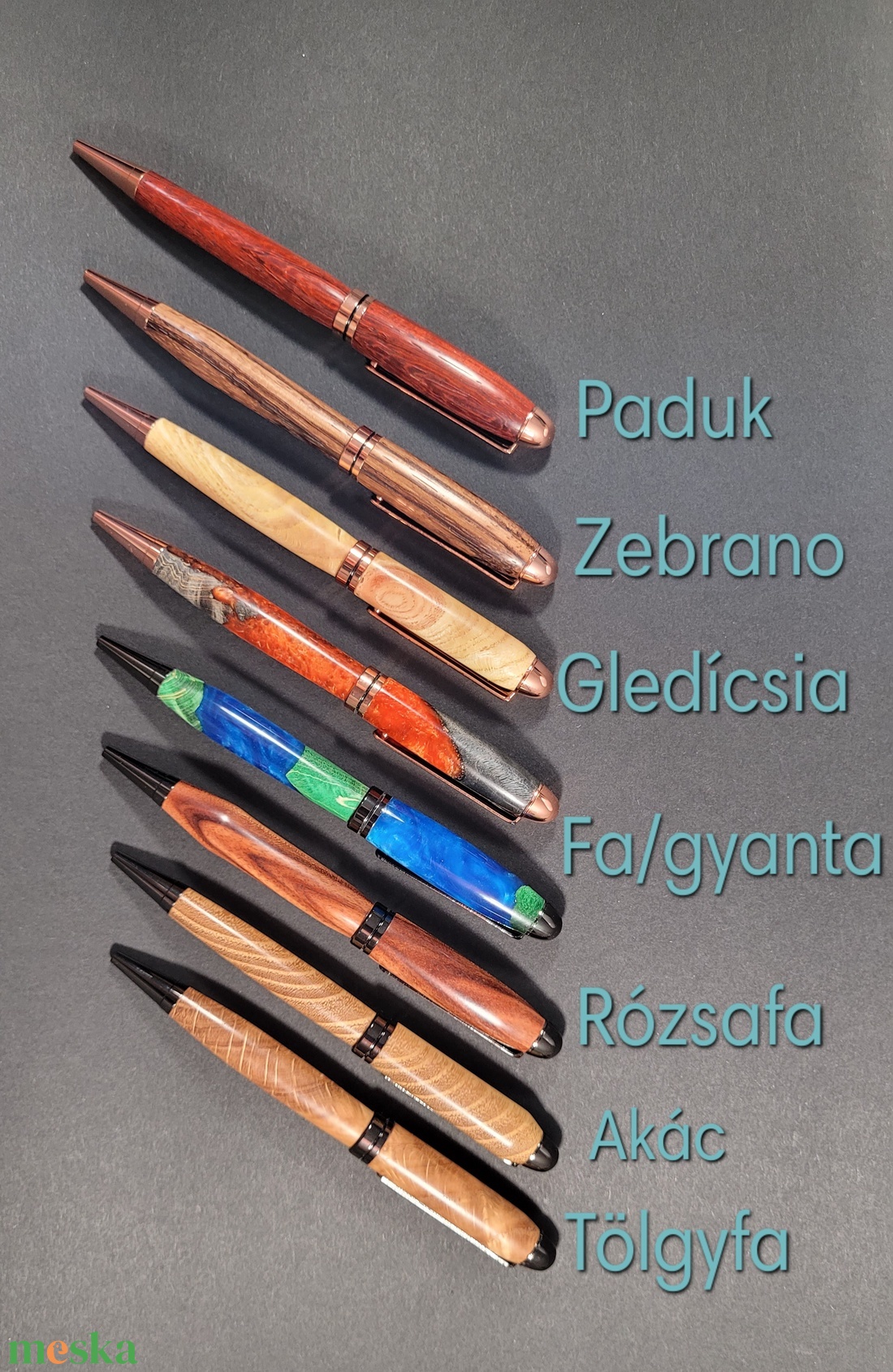 Egyedi kézműves töltőtoll és golyóstoll fa kézzel  - otthon & életmód - papír, írószer - ceruza & toll - Meska.hu