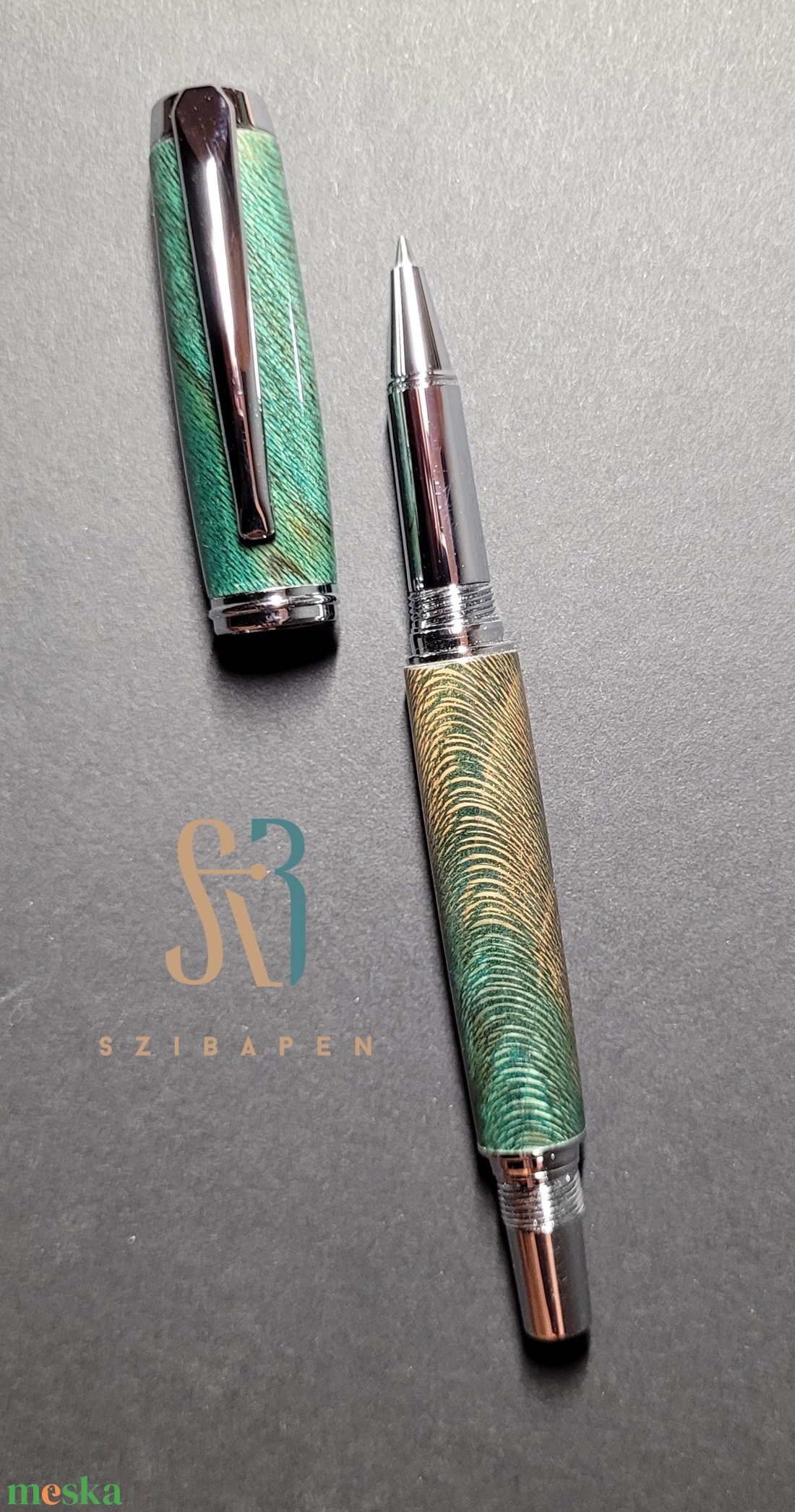 Egyedi rollerball, toll. Stabilizált zöld platánfával. - otthon & életmód - papír, írószer - ceruza & toll - Meska.hu Egyedi rollerball, toll. Stabilizált zöld platánfával. - otthon & életmód - papír, írószer - ceruza & toll - Meska.hu