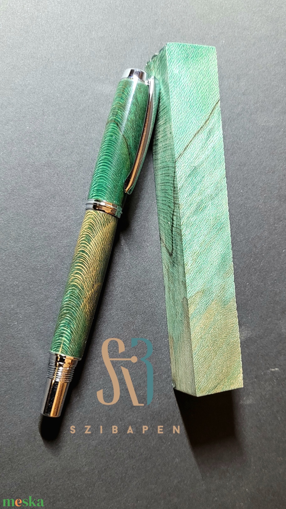 Egyedi rollerball, toll. Stabilizált zöld platánfával. - otthon & életmód - papír, írószer - ceruza & toll - Meska.hu Egyedi rollerball, toll. Stabilizált zöld platánfával. - otthon & életmód - papír, írószer - ceruza & toll - Meska.hu