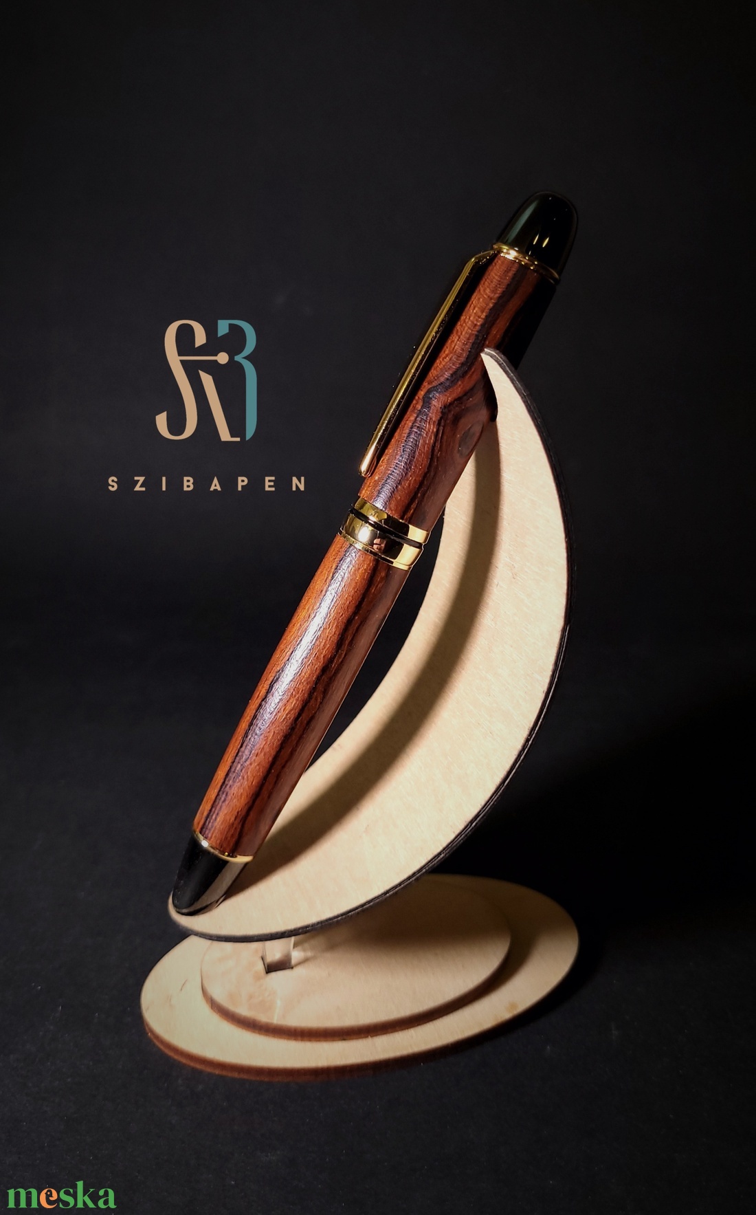 Egyedi rollerball . Afrikai  vasfával. - otthon & életmód - papír, írószer - ceruza & toll - Meska.hu