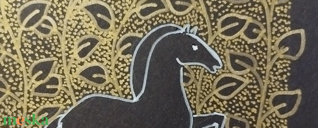 Ló aranyozott háttérrel - művészet - grafika & illusztráció - egyéb rajzok - Meska.hu Ló aranyozott háttérrel - művészet - grafika & illusztráció - egyéb rajzok - Meska.hu