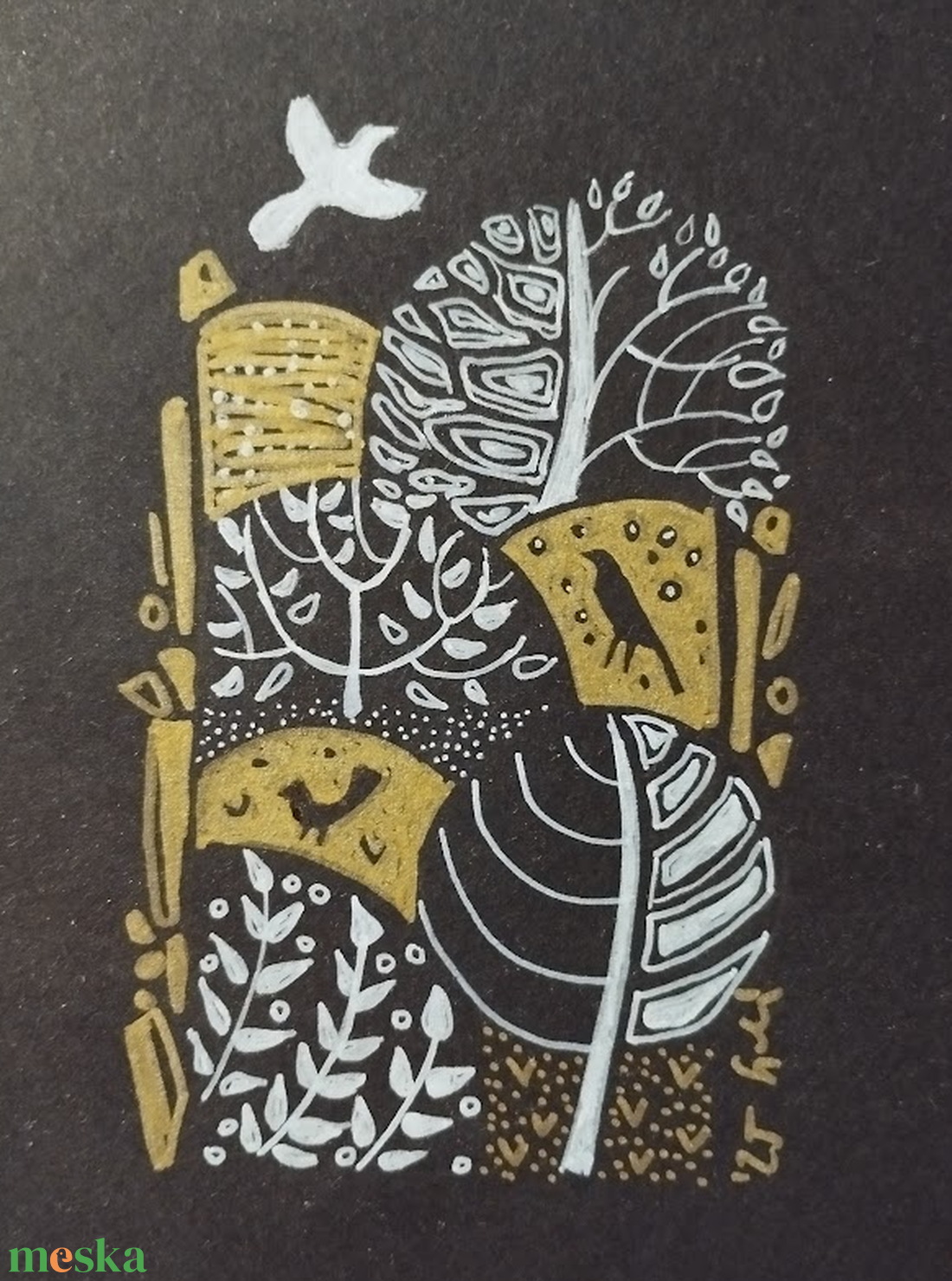 Erdőrészlet madárral - művészet - grafika & illusztráció - egyéb rajzok - Meska.hu Erdőrészlet madárral - művészet - grafika & illusztráció - egyéb rajzok - Meska.hu