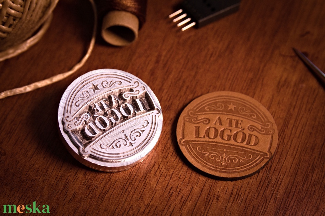 Egyedi Bőrbélyegző Szerszám - kellékek & szerszámok - szerszámok, eszközök - eszköz bőrművességhez - Meska.hu