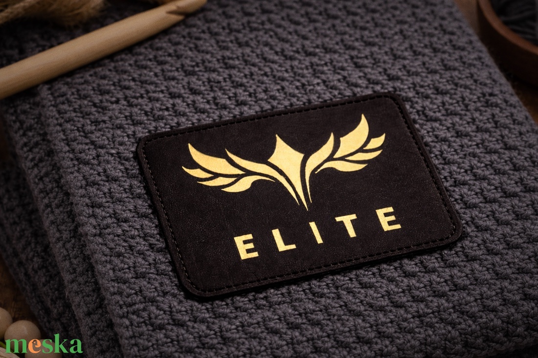 Egyedi Aranyozott Logós Bőr Címkék - kellékek & szerszámok - szerszámok, eszközök - kiegészítők - Meska.hu