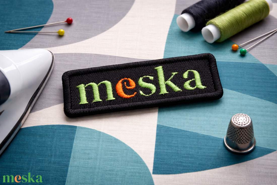 Egyedi Hímzett Felvarró - kellékek & szerszámok - méteráru - felvarrható, vasalható kellék - Meska.hu