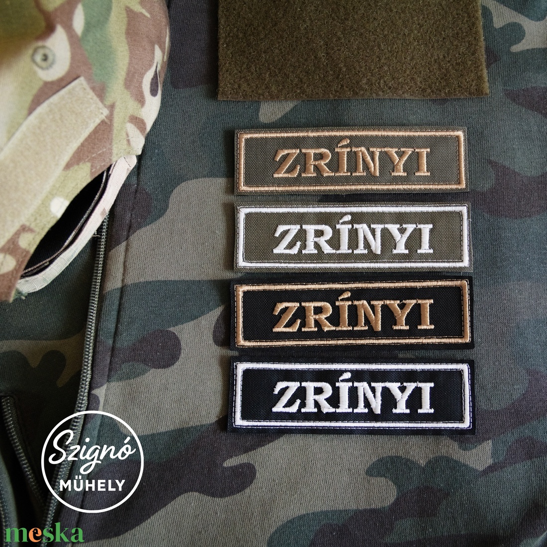 Egyedi Hímzett Katonai Felvarró - művészet - militária - ruházat, kiegészítő - Meska.hu