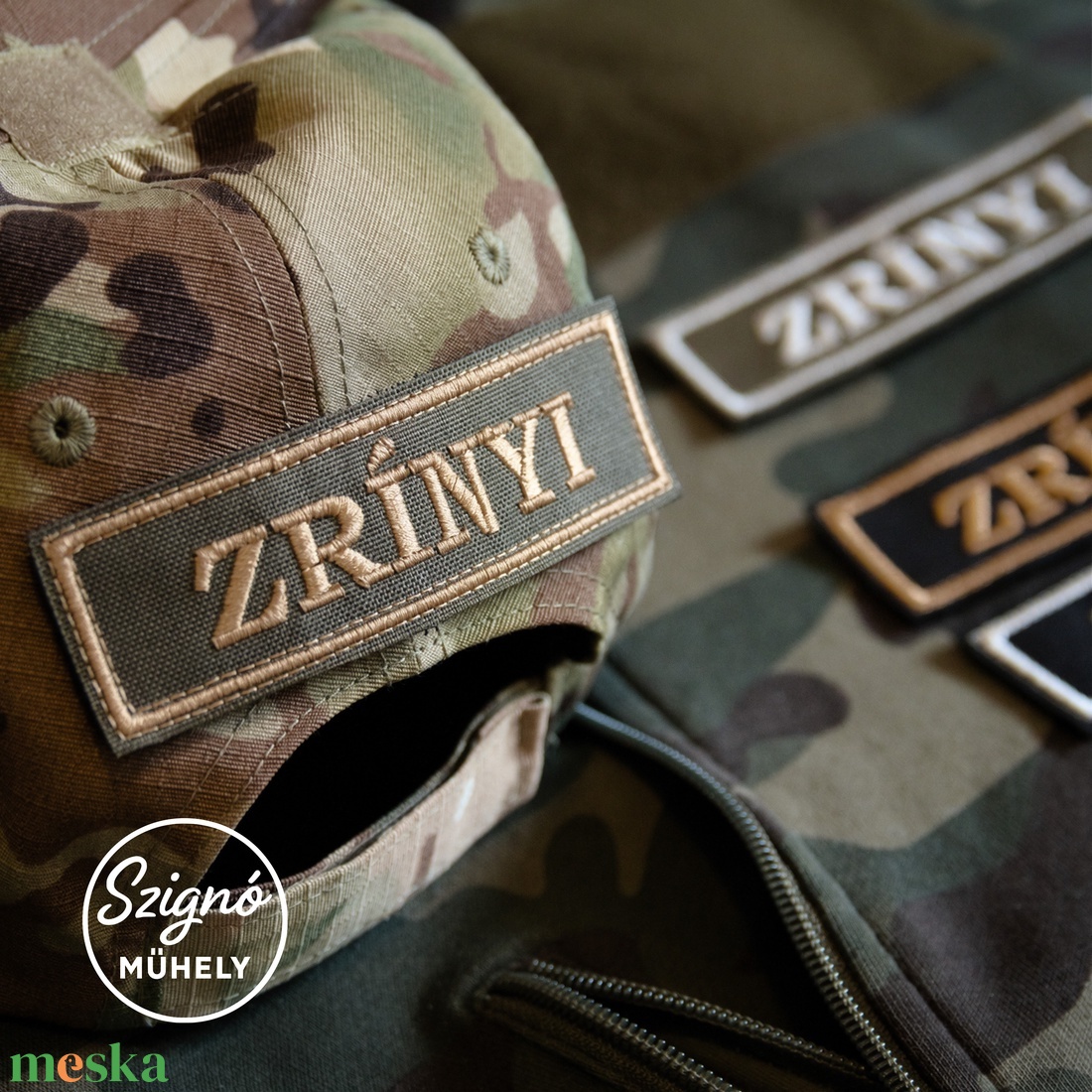 Egyedi Hímzett Katonai Felvarró - művészet - militária - ruházat, kiegészítő - Meska.hu