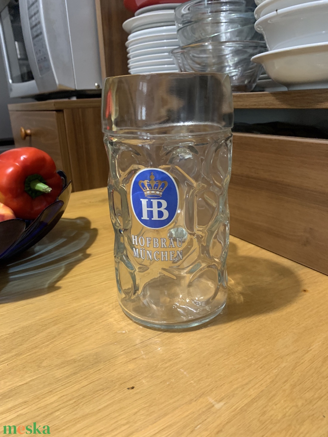 HB Hofbrau München nagy méretű söröskancsó - otthon & életmód - konyhafelszerelés, tálalás - tálalás - sörös pohár és korsó - Meska.hu