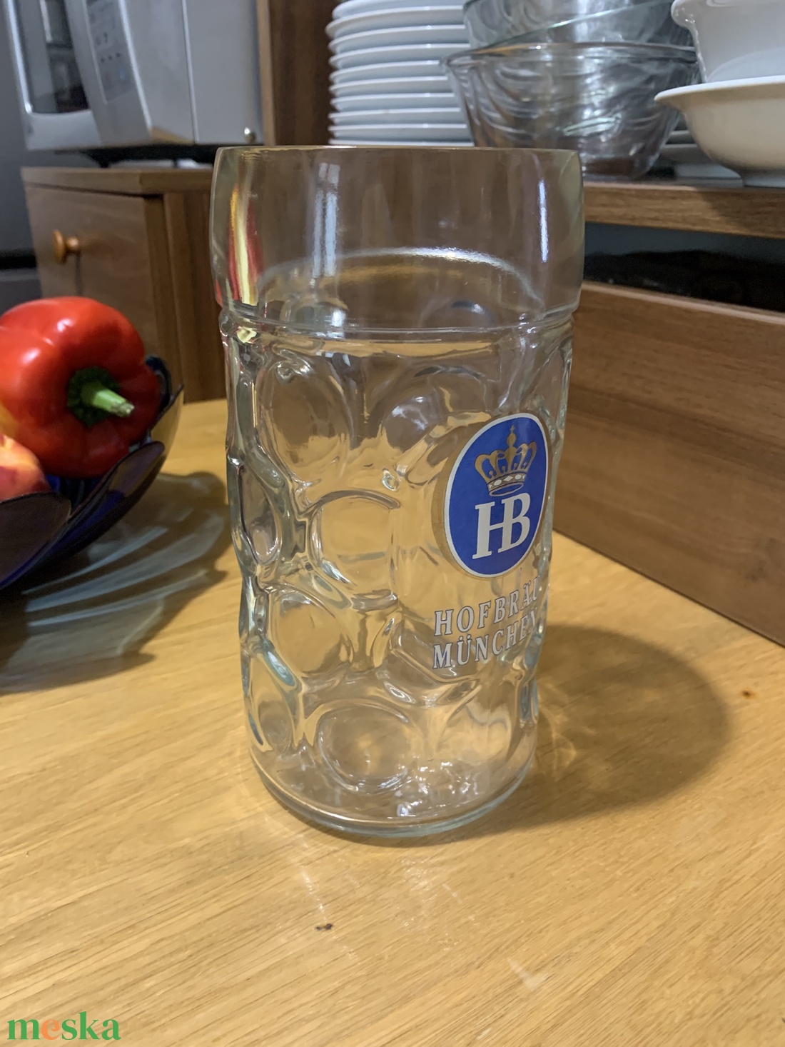 HB Hofbrau München nagy méretű söröskancsó - otthon & életmód - konyhafelszerelés, tálalás - tálalás - sörös pohár és korsó - Meska.hu