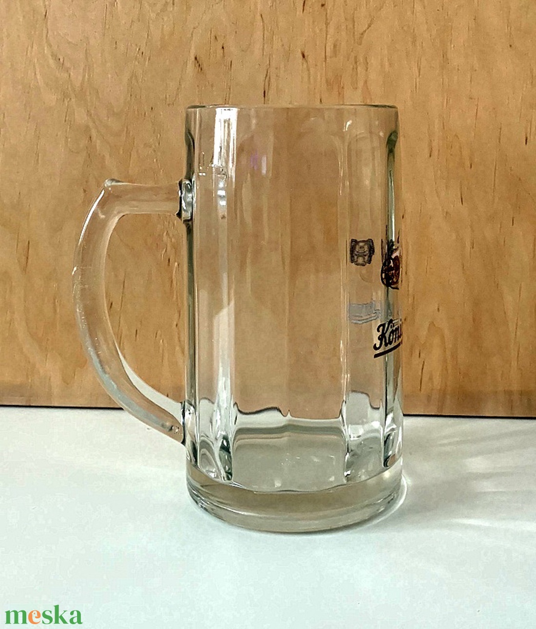 Retro König Pilsener vastag falú üveg söröskorsó (hibátlan)  - otthon & életmód - konyhafelszerelés, tálalás - tálalás - sörös pohár és korsó - Meska.hu