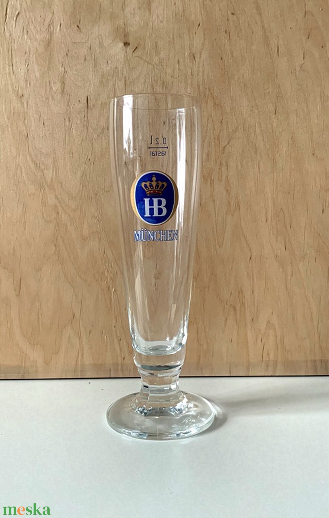 Eredeti Hofbr�u München (HB) talpas söröspohár � 0,2 l - otthon & életmód - konyhafelszerelés, tálalás - tálalás - sörös pohár és korsó - Meska.hu