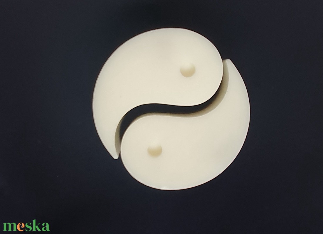 Yin Yang /Jin Jang alakú szilikon öntőforma - kellékek & szerszámok - vegyes alapanyag - szilikon öntőforma - Meska.hu